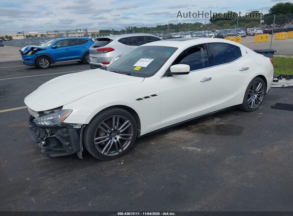 ZAM57XSA4G1181023 2016 MASERATI GHIBLI Белый Передняя левая четверть