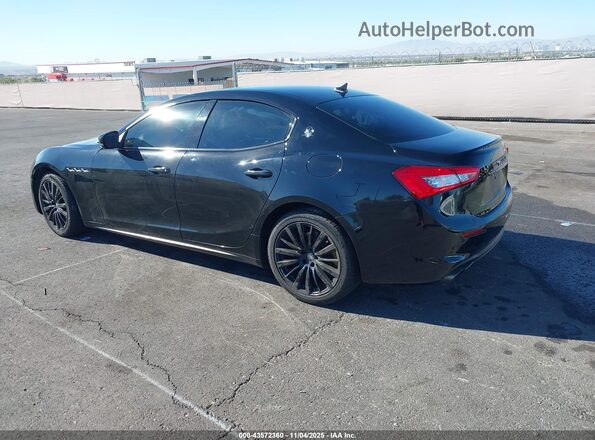 ZAM57XSA9J1286664 2018 MASERATI GHIBLI Черный Задняя левая четверть
