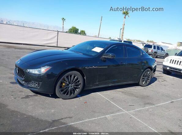 ZAM57XSA9J1286664 2018 MASERATI GHIBLI Черный Панорамный вид салона 360°