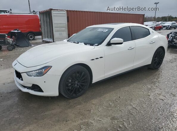 ZAM57XSAXL1351850 2020 MASERATI GHIBLI Белый Передняя левая четверть
