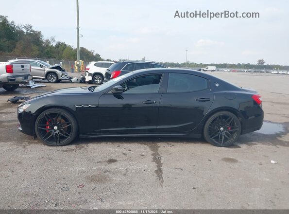 ZAM57XSS8H1249690 2017 MASERATI GHIBLI Black უკანა სალონის ხედი