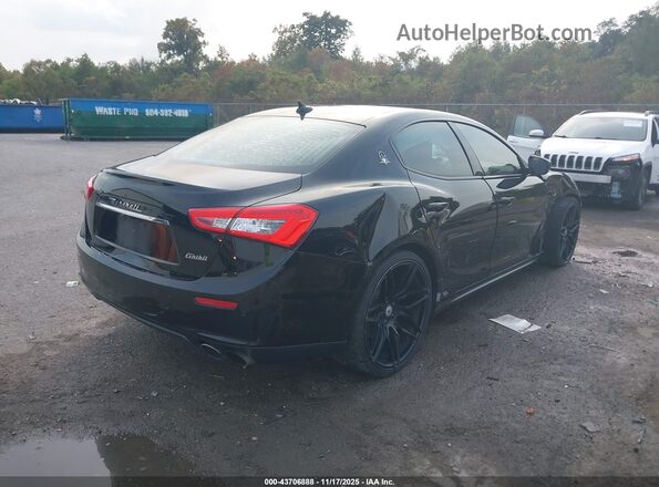 ZAM57XSS8H1249690 2017 MASERATI GHIBLI Black უკანა მარჯვენა