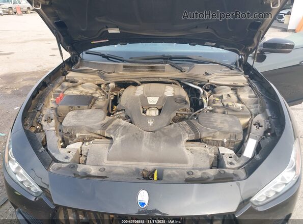 ZAM57XSS8H1249690 2017 MASERATI GHIBLI Black უკანა ხედი