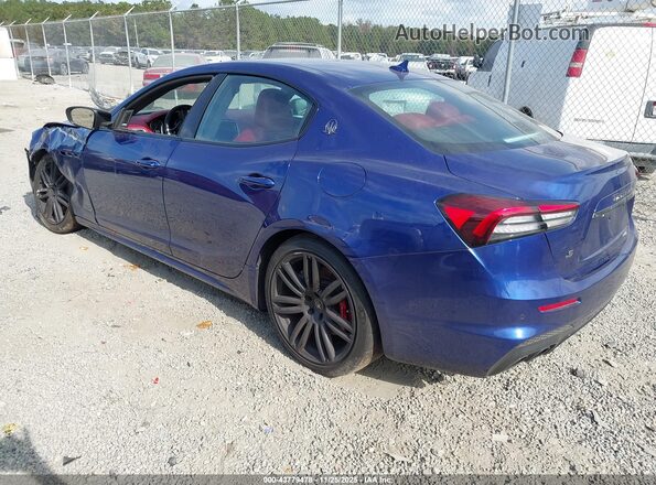 ZAM57YSS1M1362901 2021 MASERATI GHIBLI Синий Задняя левая четверть