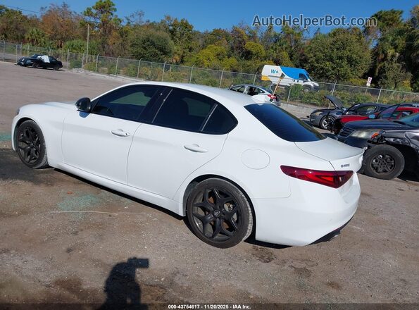 ZARFAMANXM7641524 2021 ALFA ROMEO GIULIA White Задня ліва чверть