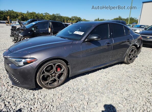 ZARFAMBN0N7655366 2022 ALFA ROMEO GIULIA Серый Передняя левая четверть