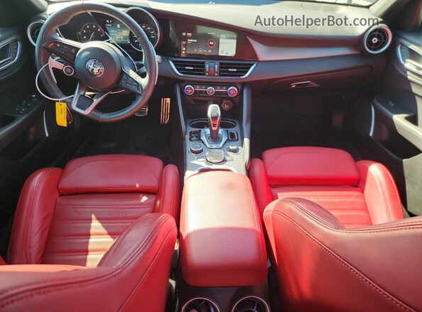 ZARFAMBN0N7655366 2022 ALFA ROMEO GIULIA Серый Вид панели приборов