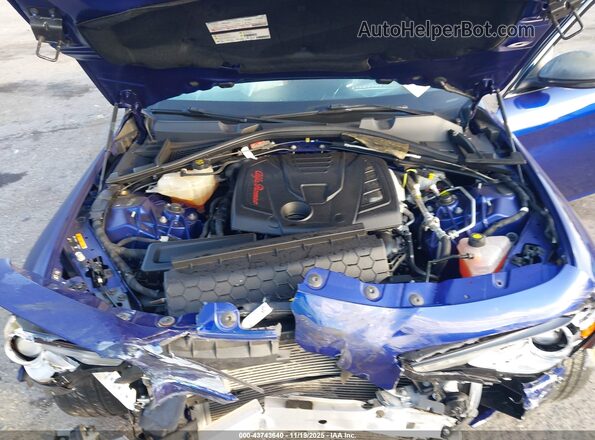ZARFAMBN8M7645747 2021 ALFA ROMEO GIULIA Blue Հետևի տեսք