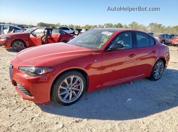 ZARFAMBN9R7684662 2024 ALFA ROMEO GIULIA Красный Передняя левая четверть