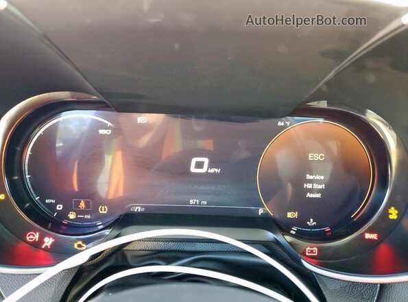 ZARFAMBN9R7684662 2024 ALFA ROMEO GIULIA Красный Вид щитка приборов