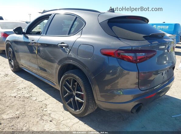 ZASPAJAN2L7C73200 2020 ALFA ROMEO STELVIO Gray Trasero izquierdo