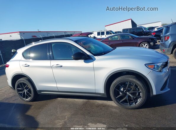 ZASPAJAN8M7D12079 2021 ALFA ROMEO STELVIO Gray უკანა სალონის ხედი