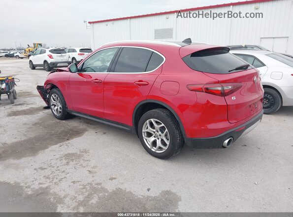 ZASPAKANXM7D18620 2021 ALFA ROMEO STELVIO Red Trasero izquierdo