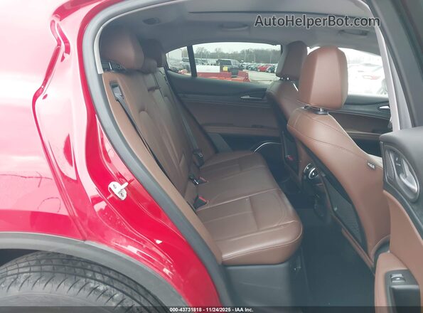 ZASPAKANXM7D18620 2021 ALFA ROMEO STELVIO Red Vista de la etiqueta del VIN