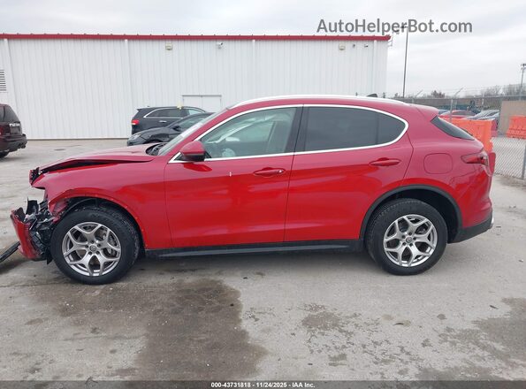 ZASPAKANXM7D18620 2021 ALFA ROMEO STELVIO Red Vista interior de 360 grados