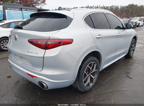 ZASPAKBN0M7D14705 2021 ALFA ROMEO STELVIO Silver Rear right