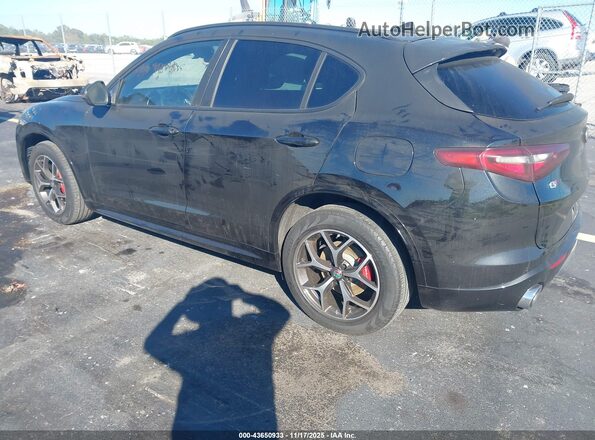 ZASPAKBN1L7C86878 2020 ALFA ROMEO STELVIO Черный Задняя левая четверть