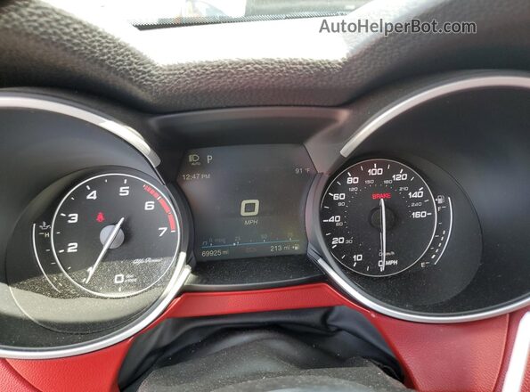 ZASPAKBN6L7C91137 2020 ALFA ROMEO STELVIO Серый Вид щитка приборов