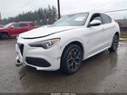 2021 Alfa Romeo Stelvio Ti Awd Белый vin: ZASPAKBN6M7D15034