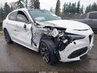 2021 Alfa Romeo Stelvio Ti Awd Белый vin: ZASPAKBN6M7D15034