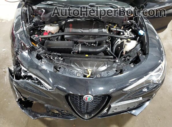 ZASPAKBN9M7D12287 2021 ALFA ROMEO STELVIO Черный Вид подкапотного пространства