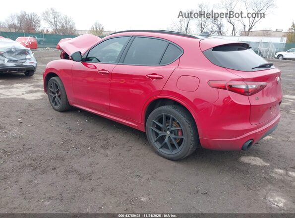 ZASPAKBNXL7C74423 2020 ALFA ROMEO STELVIO Red Trasero izquierdo