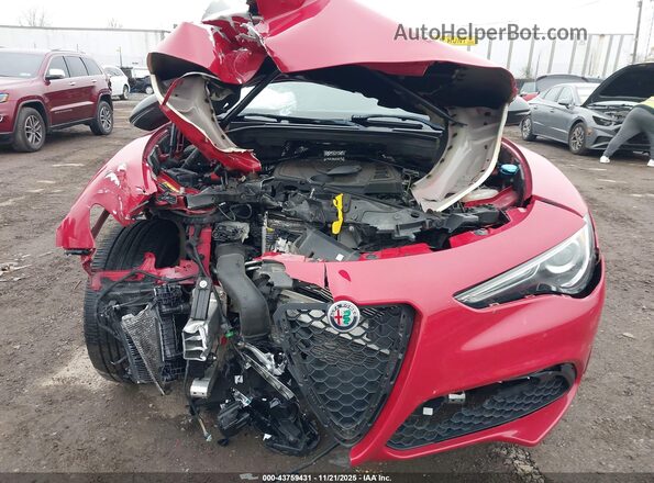 ZASPAKBNXL7C74423 2020 ALFA ROMEO STELVIO Red Vista frontal