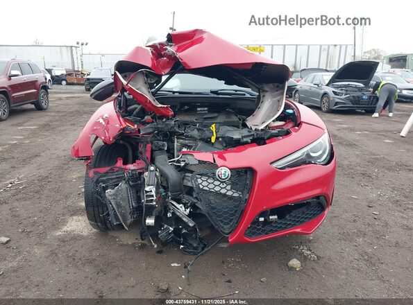 ZASPAKBNXL7C74423 2020 ALFA ROMEO STELVIO Red Vista del cuadro de instrumentos