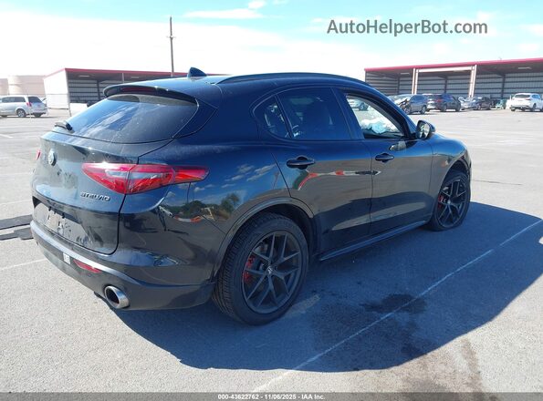ZASPAKBNXM7D18180 2021 ALFA ROMEO STELVIO Black Tył prawy