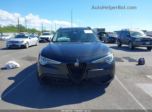 ZASPAKBNXM7D18180 2021 ALFA ROMEO STELVIO Black Widok wnętrza z tyłu