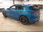 2022 Alfa Romeo Stelvio Quadrifoglio Awd Синий vin: ZASPAKEV6N7D48645