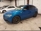 2022 Alfa Romeo Stelvio Quadrifoglio Awd Синий vin: ZASPAKEV6N7D48645