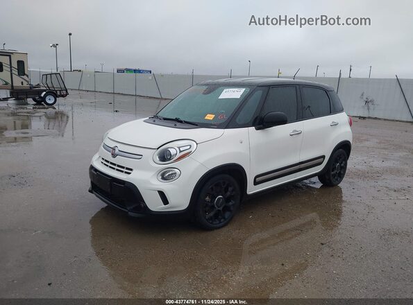 ZFBCFADH8HZ040189 2017 FIAT 500L Белый Передняя левая четверть