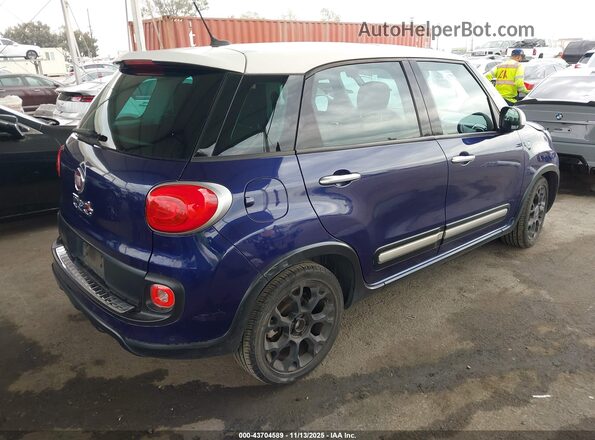 ZFBCFADHXGZ037616 2016 FIAT 500L Blue Tył prawy