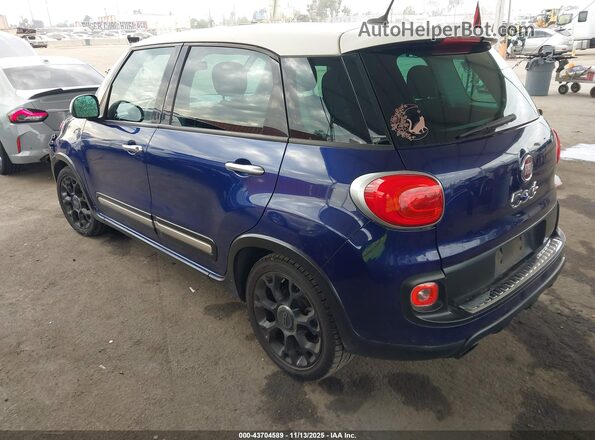 ZFBCFADHXGZ037616 2016 FIAT 500L Blue Tył lewy