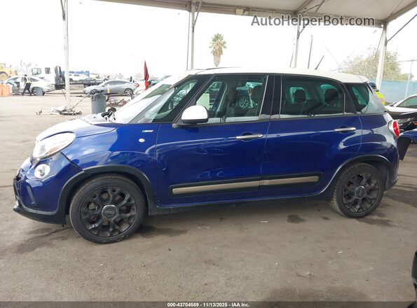 ZFBCFADHXGZ037616 2016 FIAT 500L Blue Widok wnętrza 360 stopni