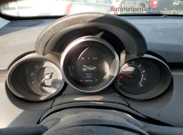 ZFBCFYCB8JP694567 2018 FIAT 500X Черный Вид щитка приборов
