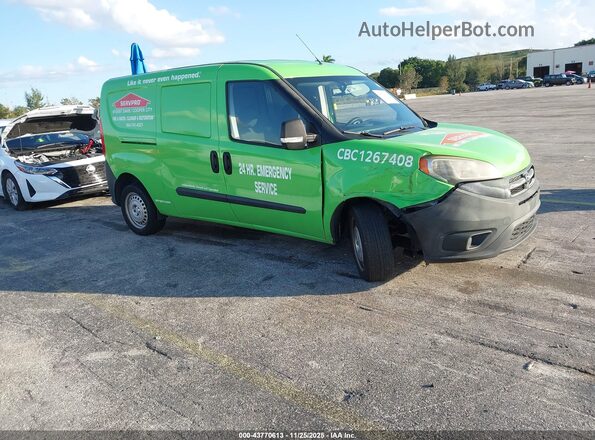 ZFBERFATXG6B83735 2016 RAM PROMASTER CITY Зеленый Передняя правая четверть