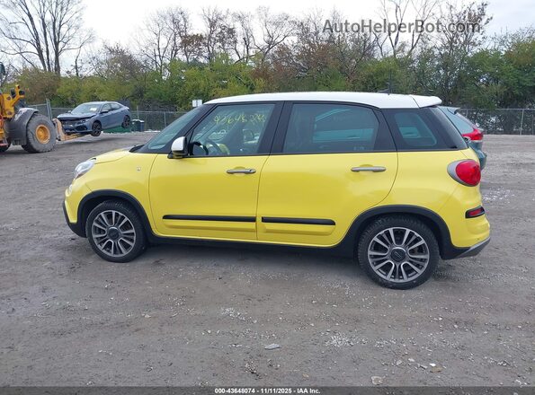 ZFBNFADH0KZ042437 2019 FIAT 500L Желтый Панорамный вид салона 360°