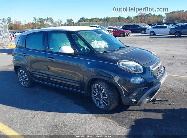 ZFBNFADH2KZ042147 2019 FIAT 500L Серый Передняя правая четверть