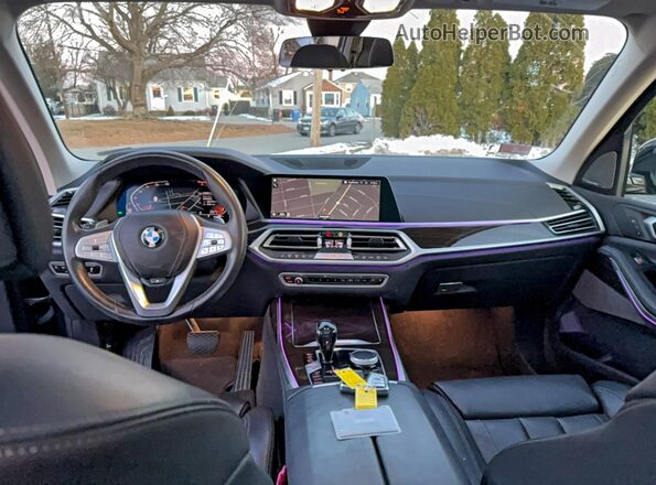 5UXCW2C07L9C59962 2020 BMW X7 Серый Вид задних сидений