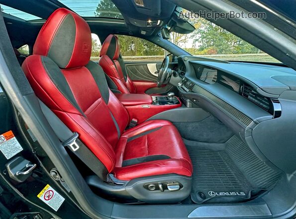 JTHC51FF4J5000165 2018 LEXUS LS500 Черный Вид спереди