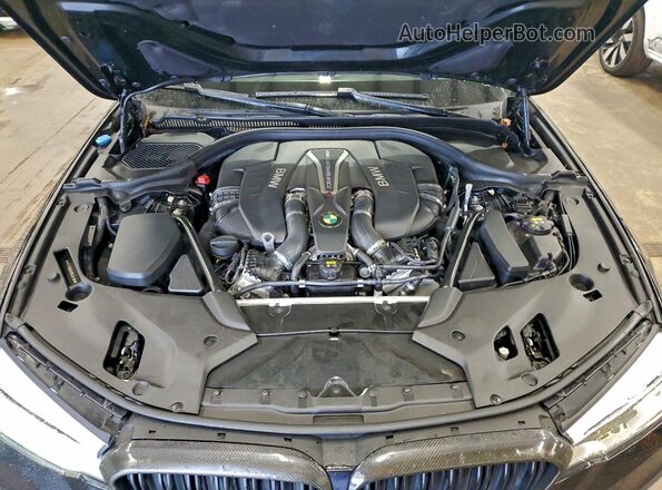 WBAJB9C56JB035395 2018 BMW M5 Черный Вид подкапотного пространства