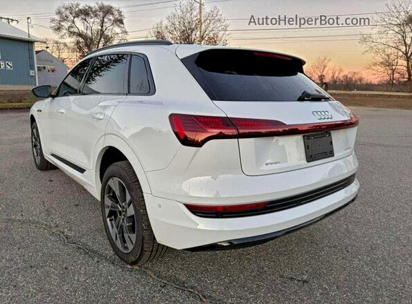 WA1AAAGE8MB010286 2021 AUDI E-TRON White უკანა მარჯვენა