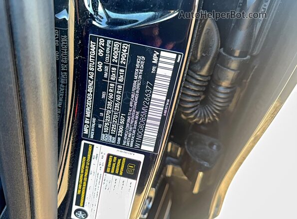 W1N0G8DB5MV266377 2021 MERCEDES-BENZ GLC-CLASS Черный Вид задней части салона