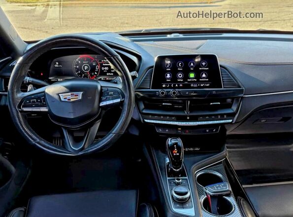 1G6DH5RL8M0143405 2021 CADILLAC CT4 Black Widok tylnych siedzeń