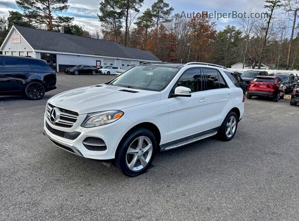 4JGDA5JB5GA662314 2016 MERCEDES-BENZ GLE Белый Задняя левая четверть