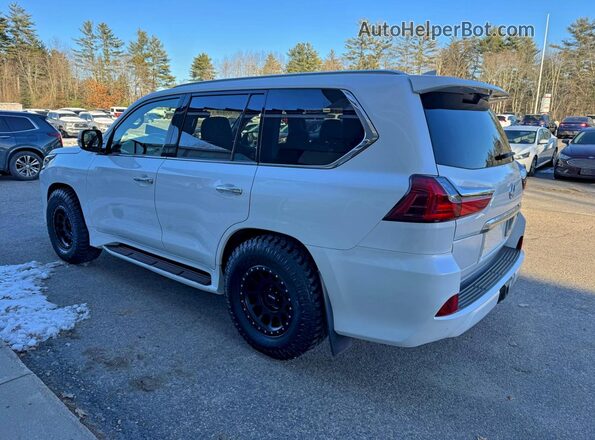 JTJHY7AX5H4247578 2017 LEXUS LX570 Белый Передняя правая четверть