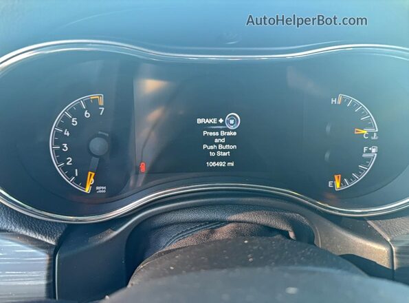 1C4RJEAG9KC572361 2019 JEEP GRAND CHER Белый Вид щитка приборов