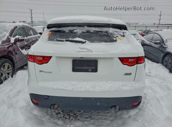 SADCL2GX0JA287939 2018 JAGUAR F-PACE White Вид салону спереду
